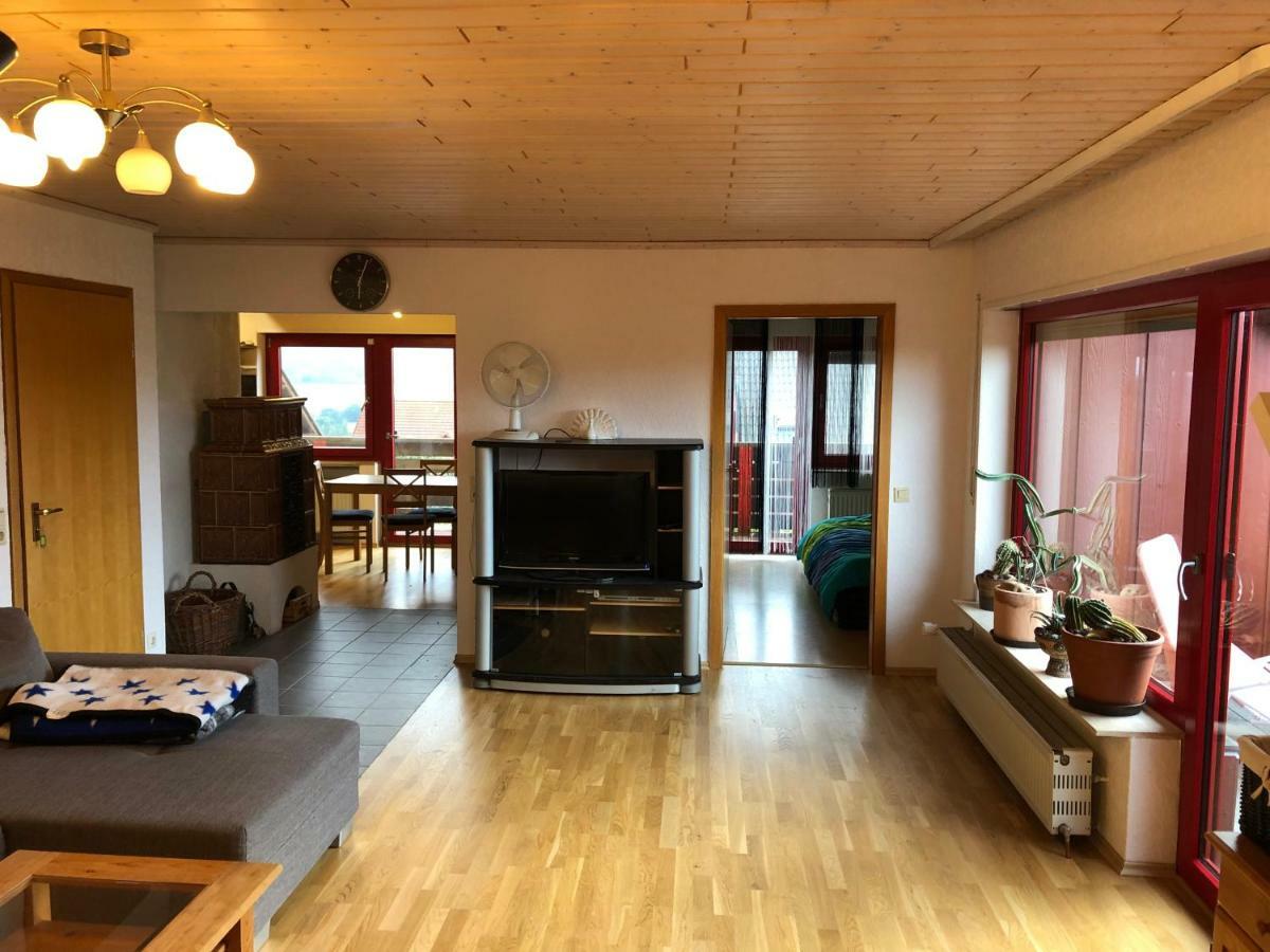Natuerlicher Holzkomfort Im Hessischen Kegelspiel Hünfeld Esterno foto